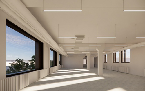 雪莲亮点文创园办公区域